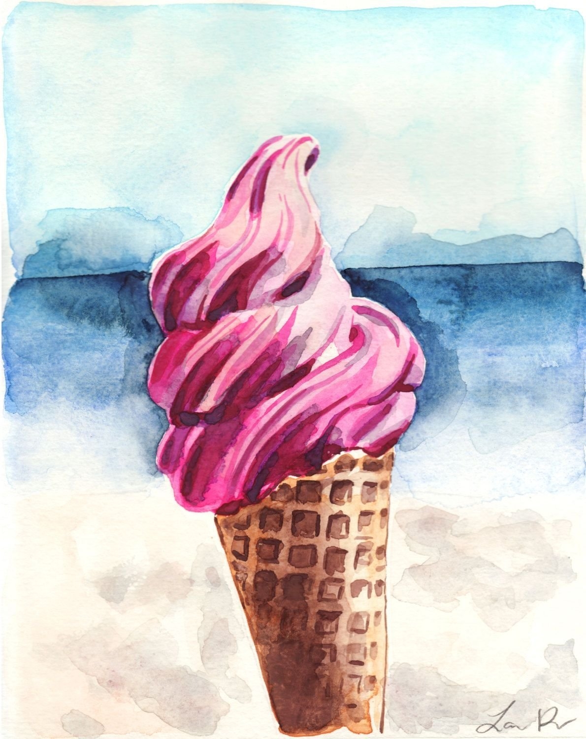 Мороженое полянская. Мороженое рисунок. Нарисовать сладости. Сладости для срисовки. Мороженое акварелью.