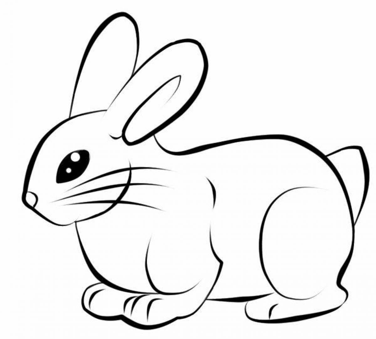 Беляк заяц рисунок карандашом - 77 фото