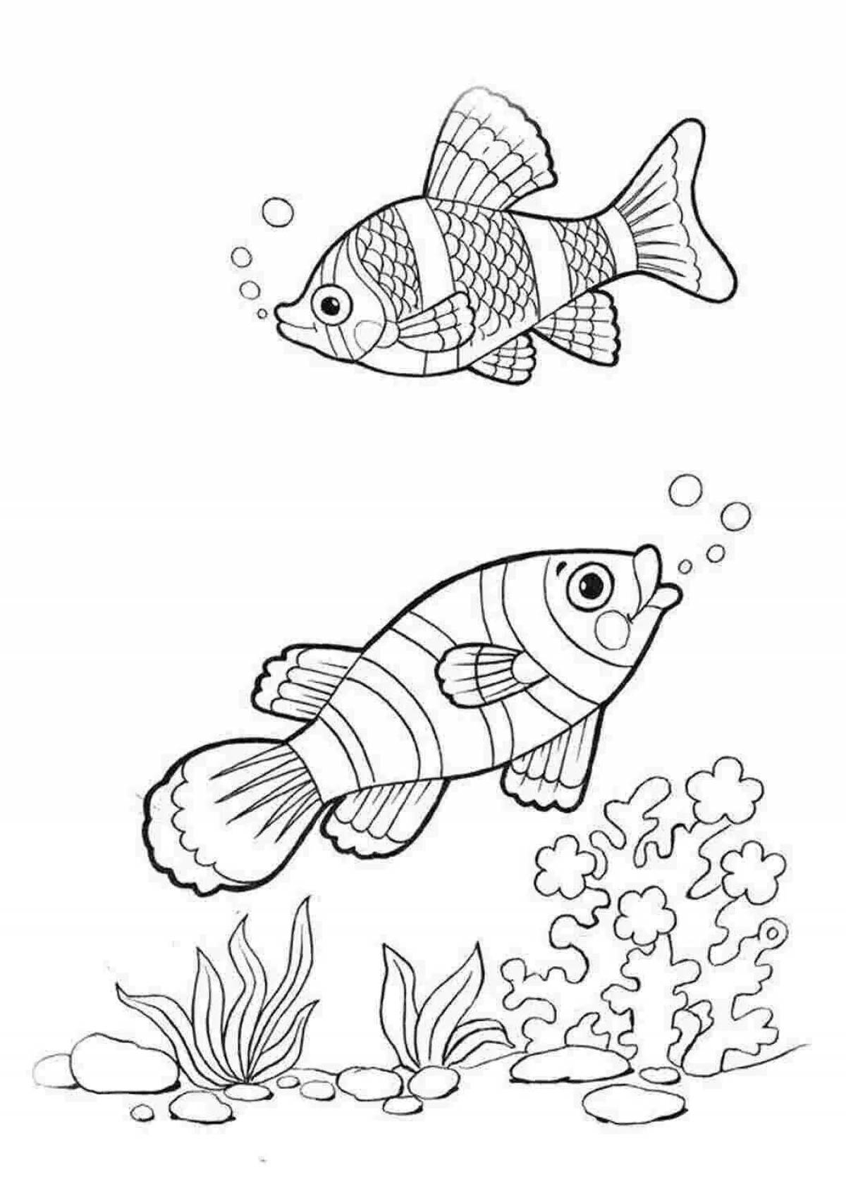 Шаблон рыбок для аквариума - Блог для саморазвития
