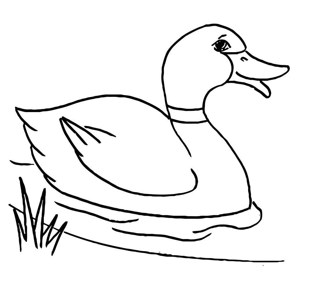 Раскраски уточки Лалафанфан (Lalafanfan Duck)