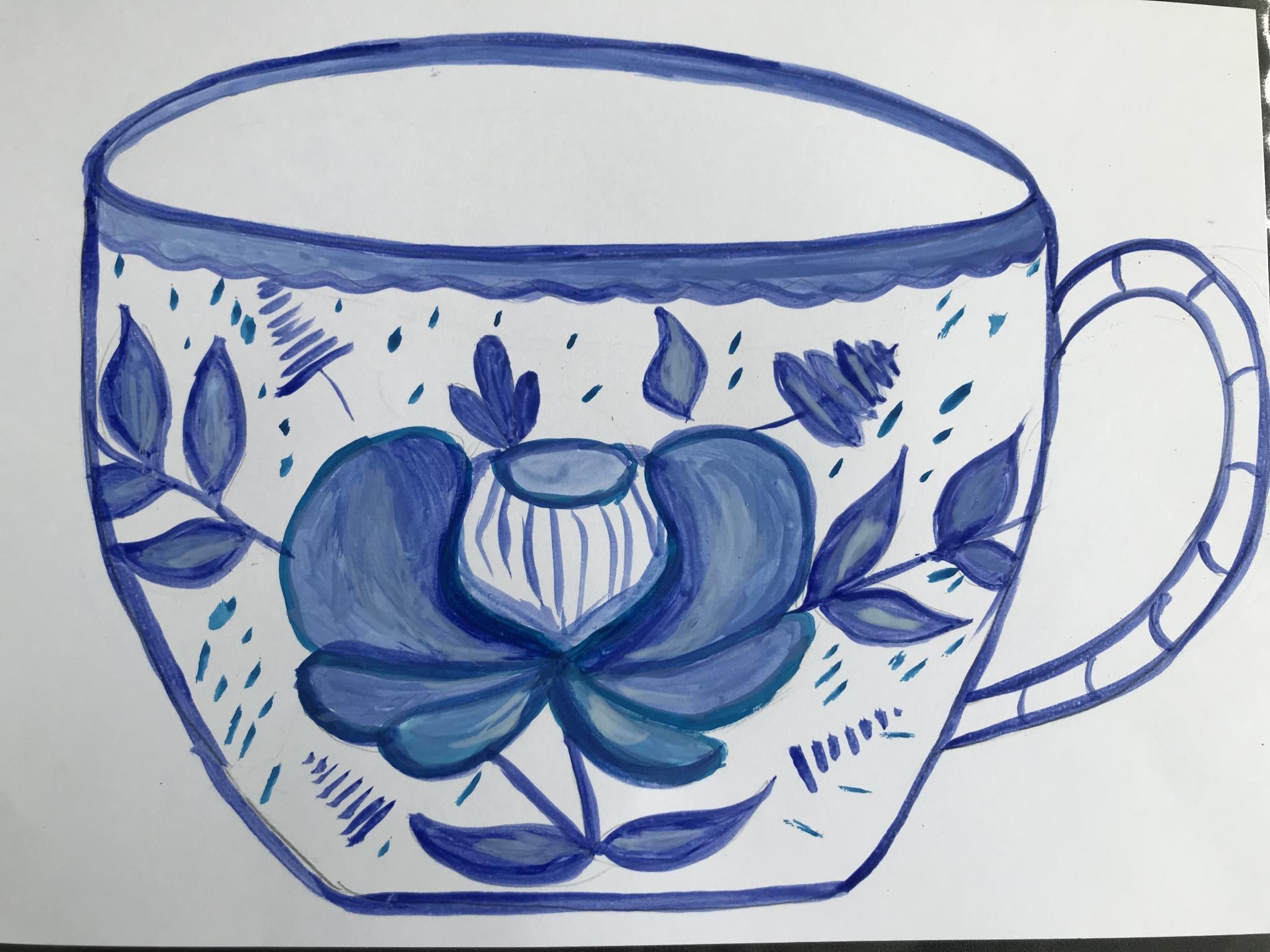 Простой рисунки раскраски тарелочка гжель (47 фото) » Рисунки для срисовки и не только