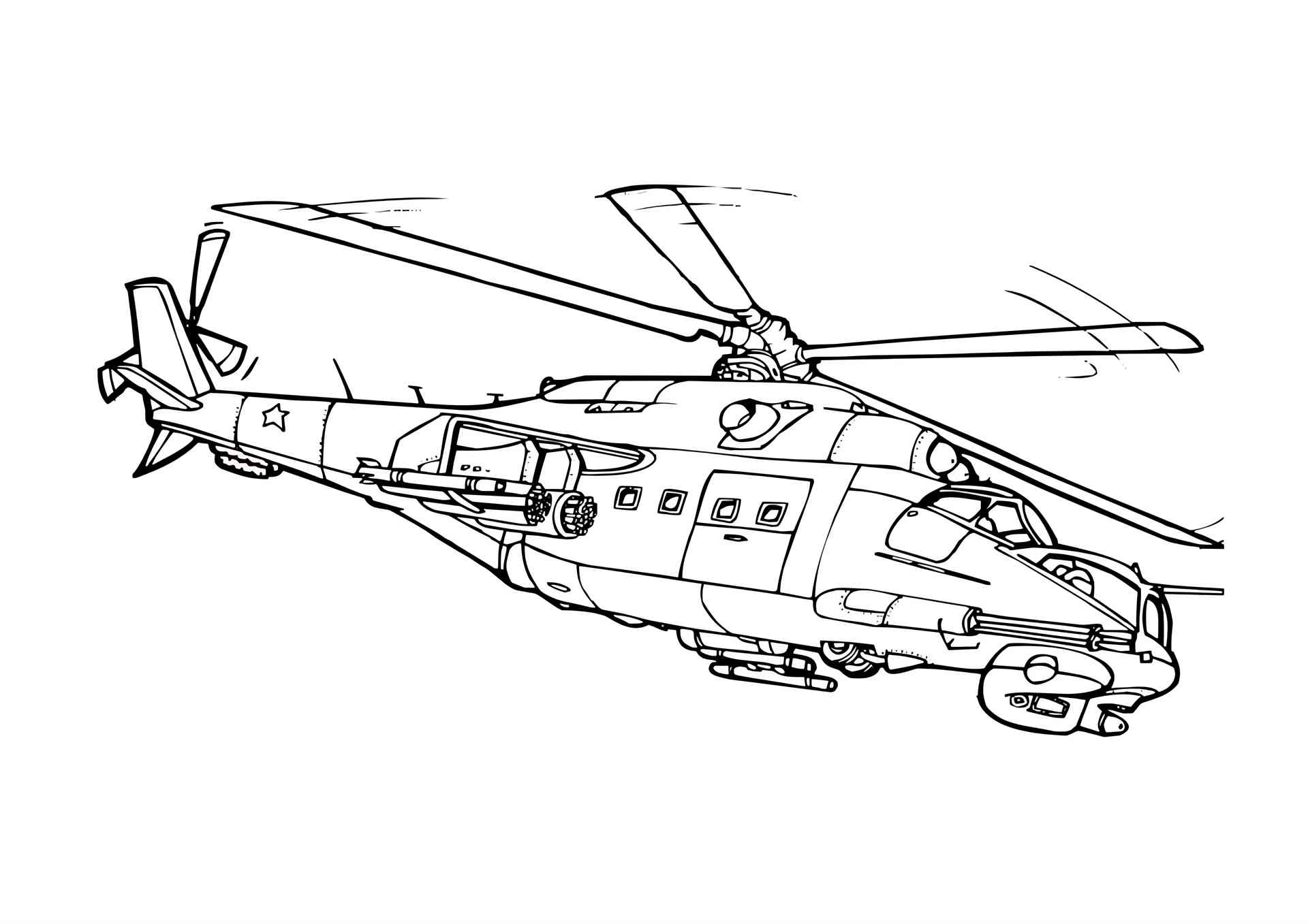Раскраски вертолет – почему они так нравятся детям
