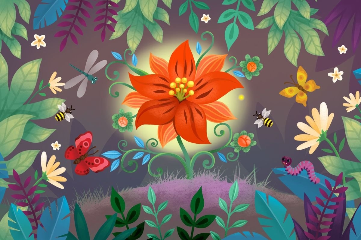 Сказка для детского театра «Спор цветов»