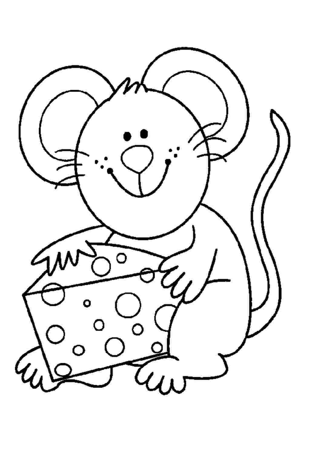 Детский рисунок мышка
