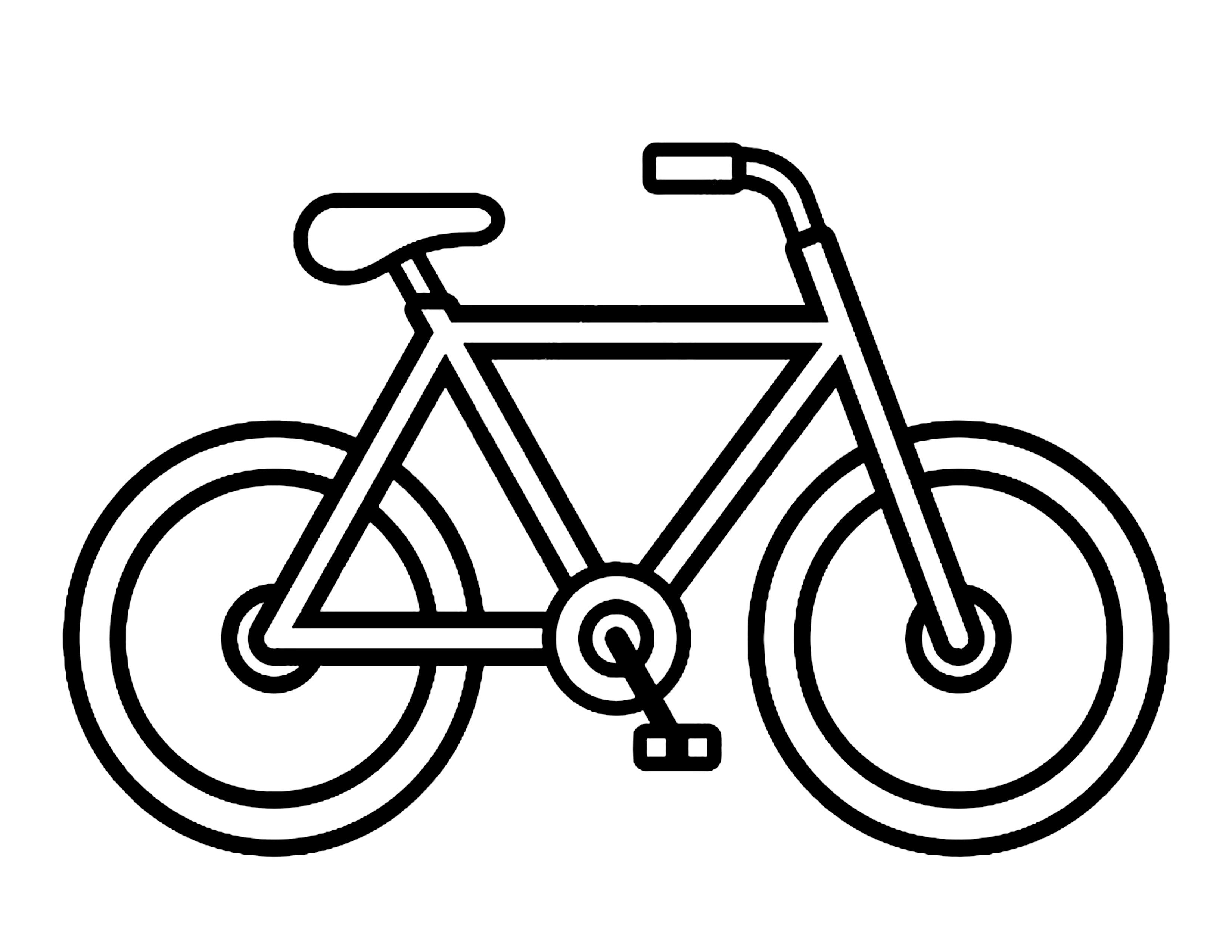 велосипед рисунок