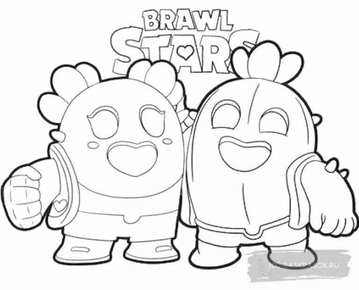 Нарисовать спайка из brawl. Раскраска БРАВЛ старс Спайк. Спайк из Браво старс раскраска. Раскраски Браво старс СПАК. Раскраска Браво старс Спуйк.