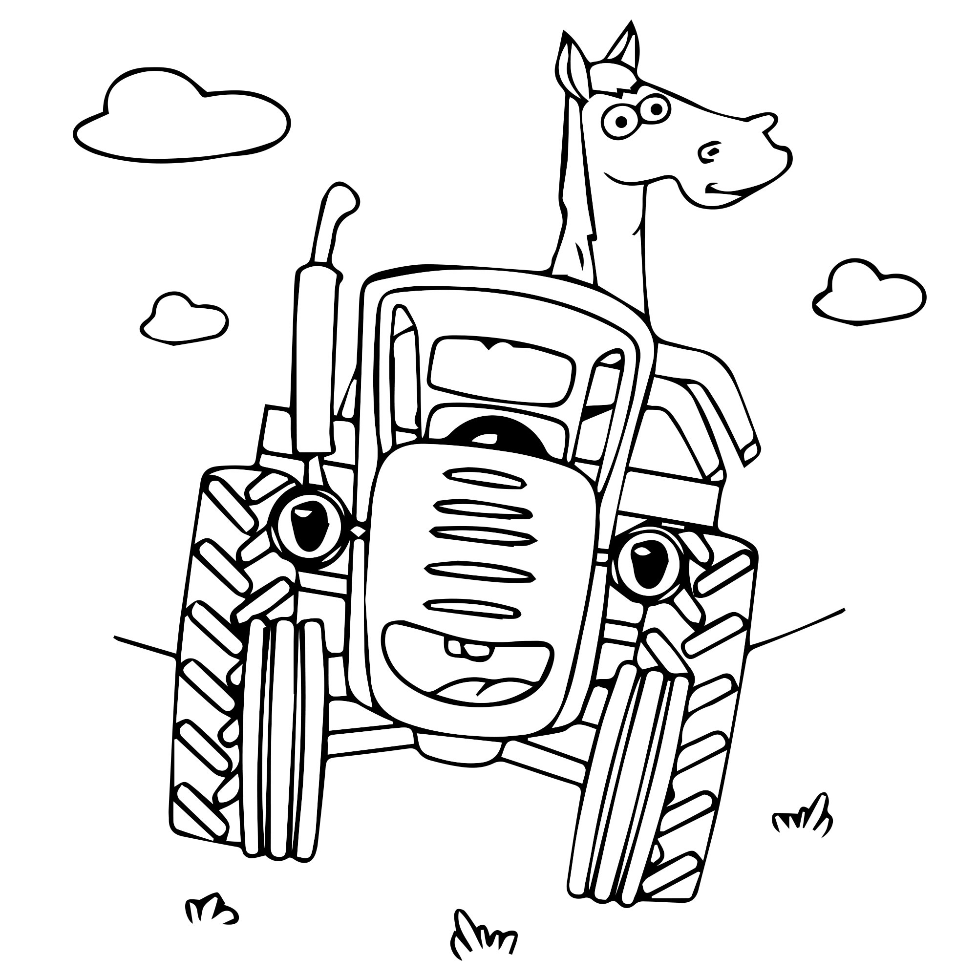 Рисунки трактор