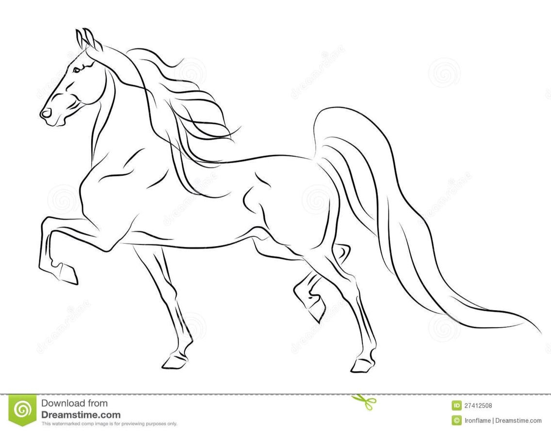 Рисунок лошадка для детей 50 фото