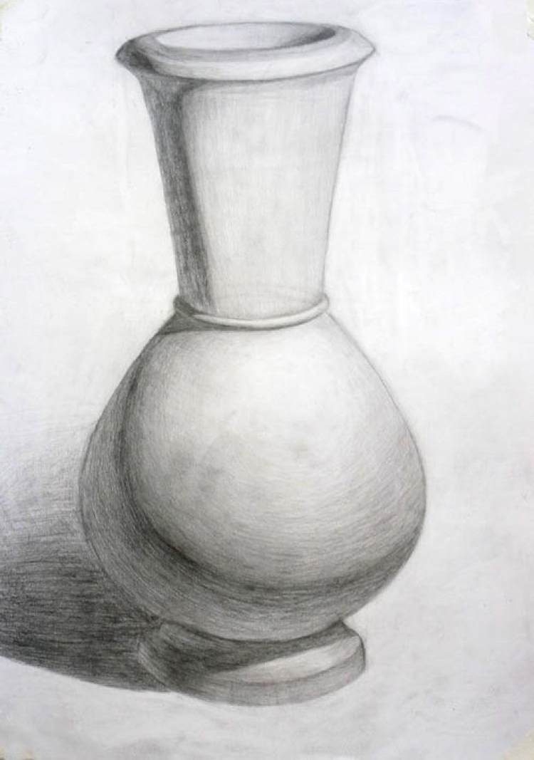 Объемная ваза рисунок