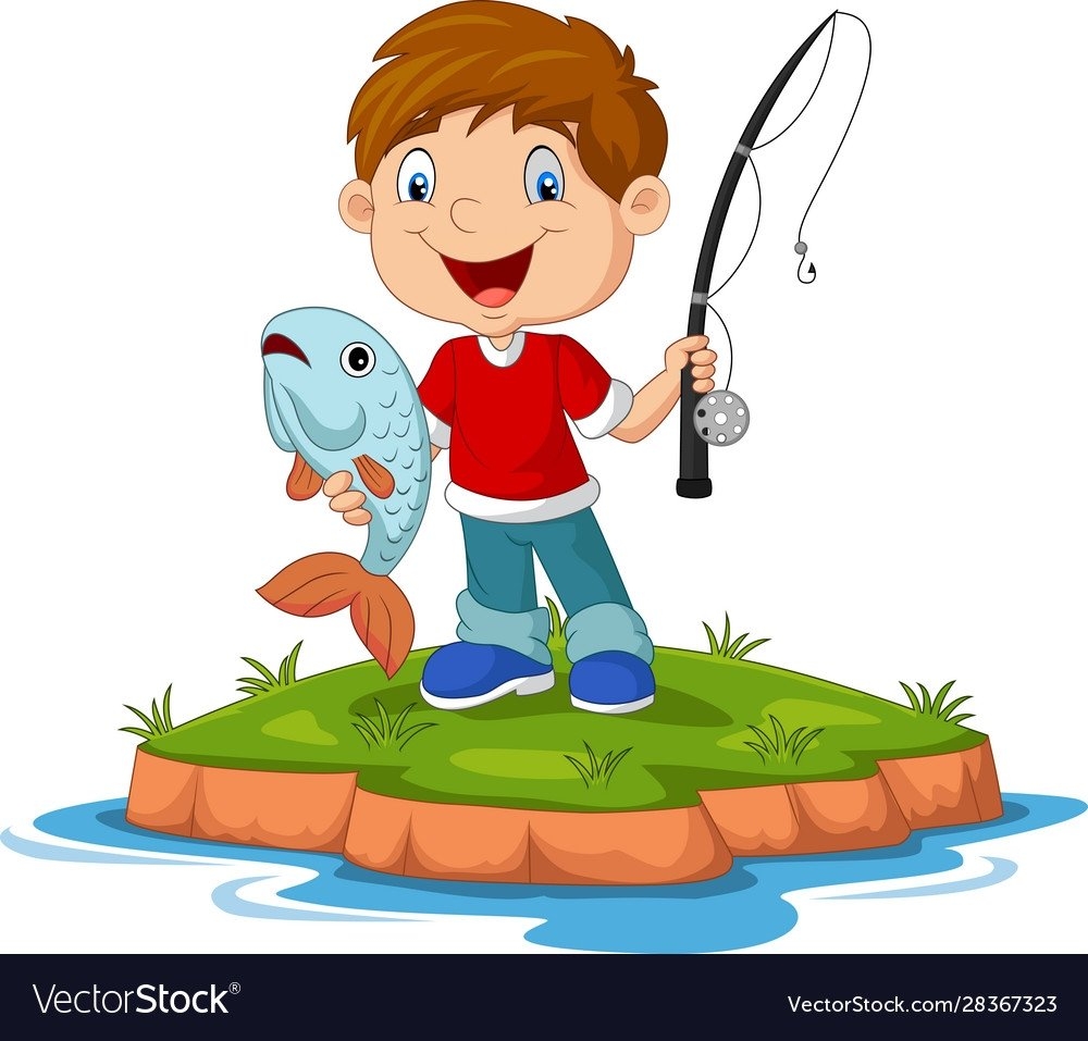 Картинка рыбалка для детей