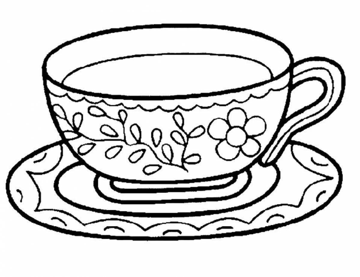 Рисование Чашка с Блюдцем | План-конспект занятия по рисованию: | Образовательная социальная сеть