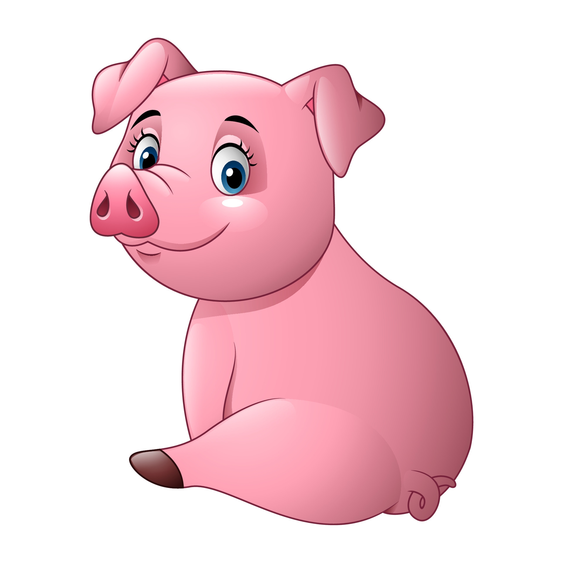 Фото по запросу Раскраска свиньи