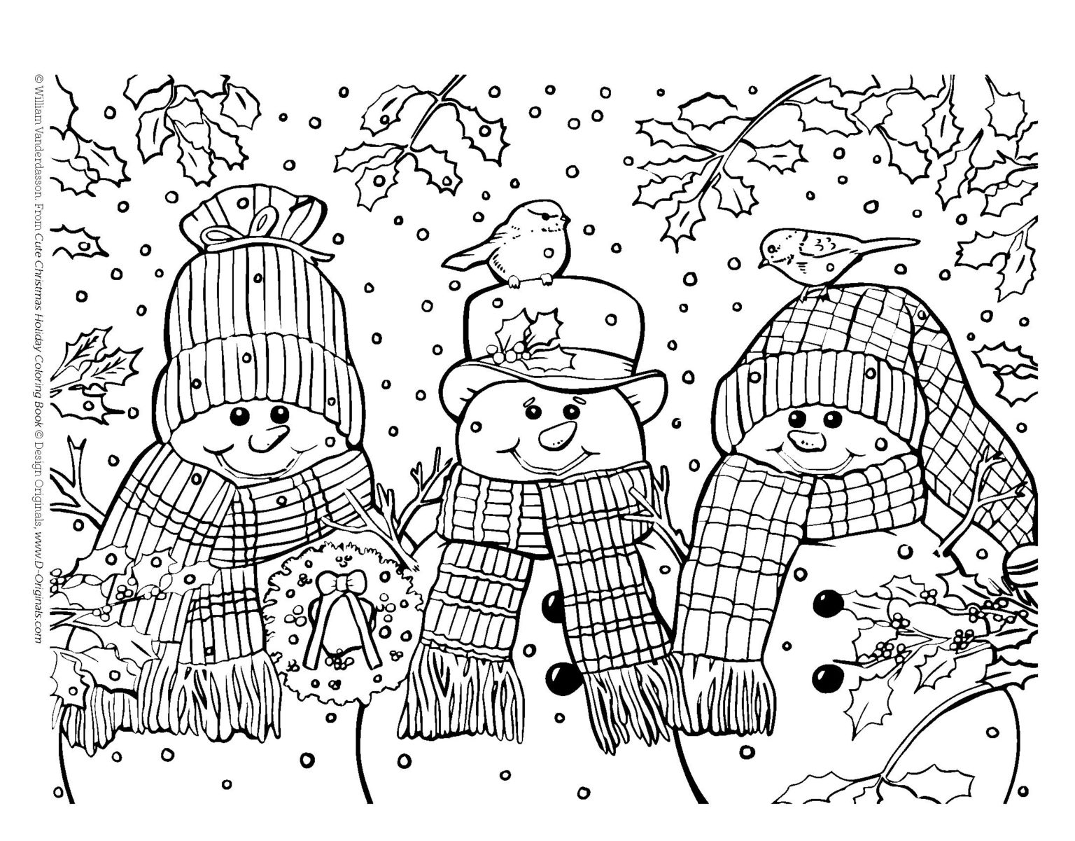 Раскраски Зима — Распечатайте волшебное время года бесплатно