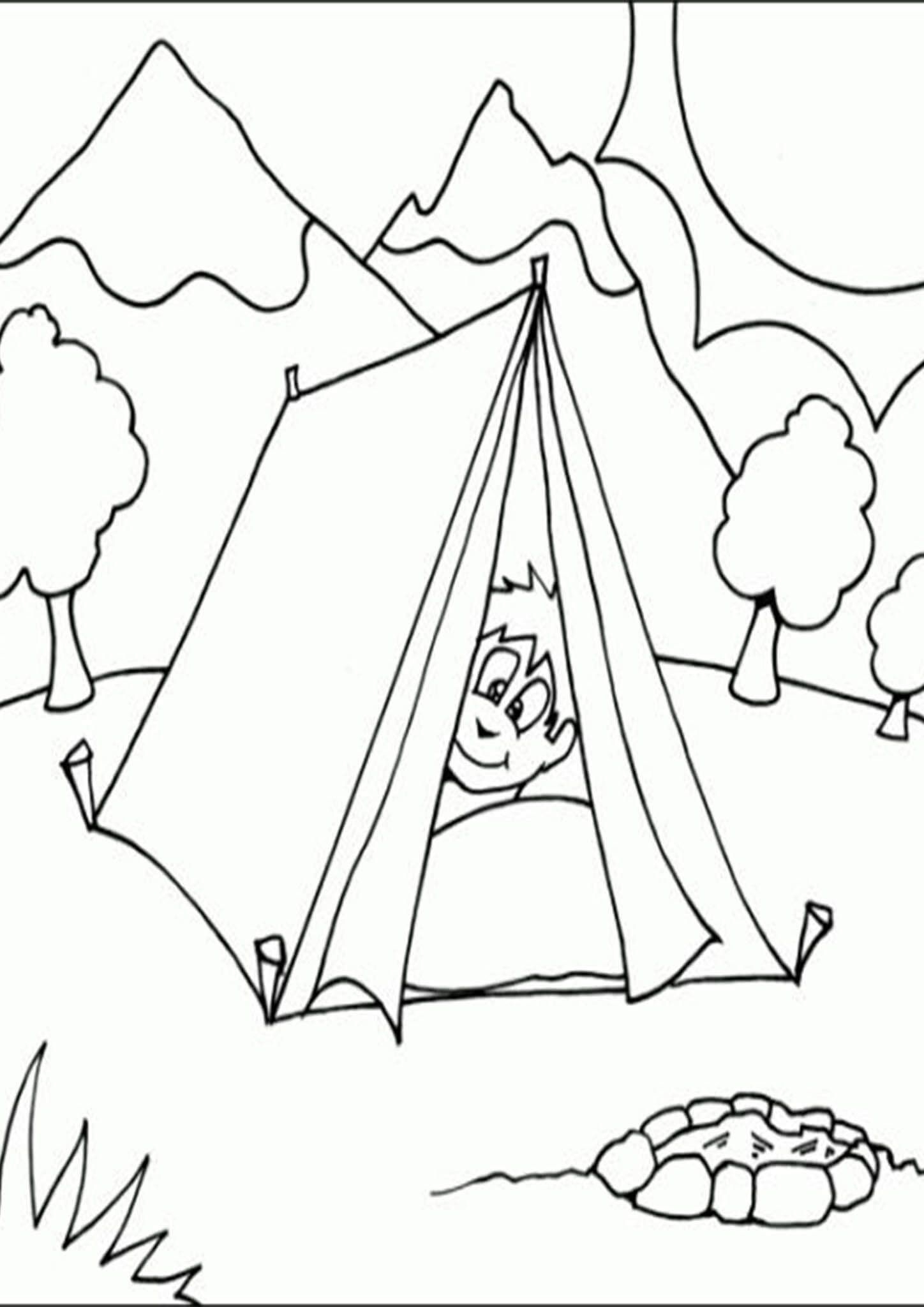 Палатка-раскраска 