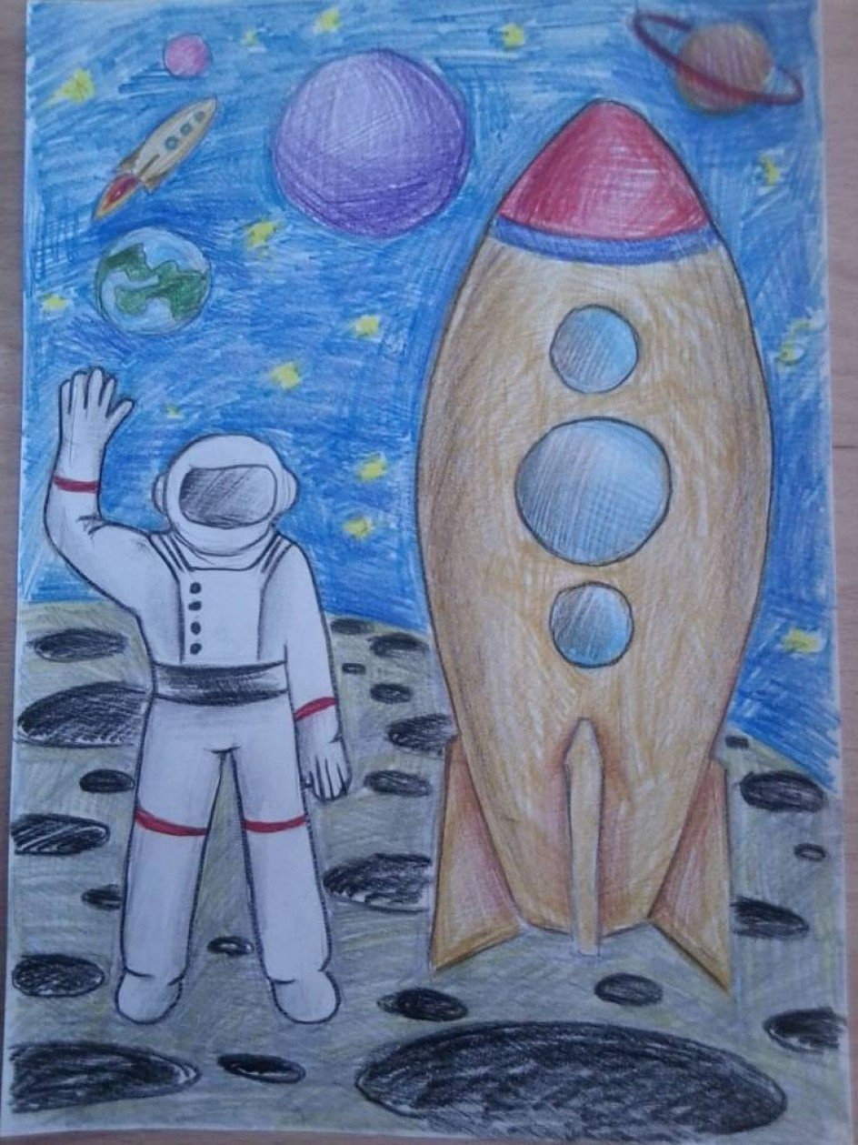 Раскраски для детей на тему космос - 75 фото