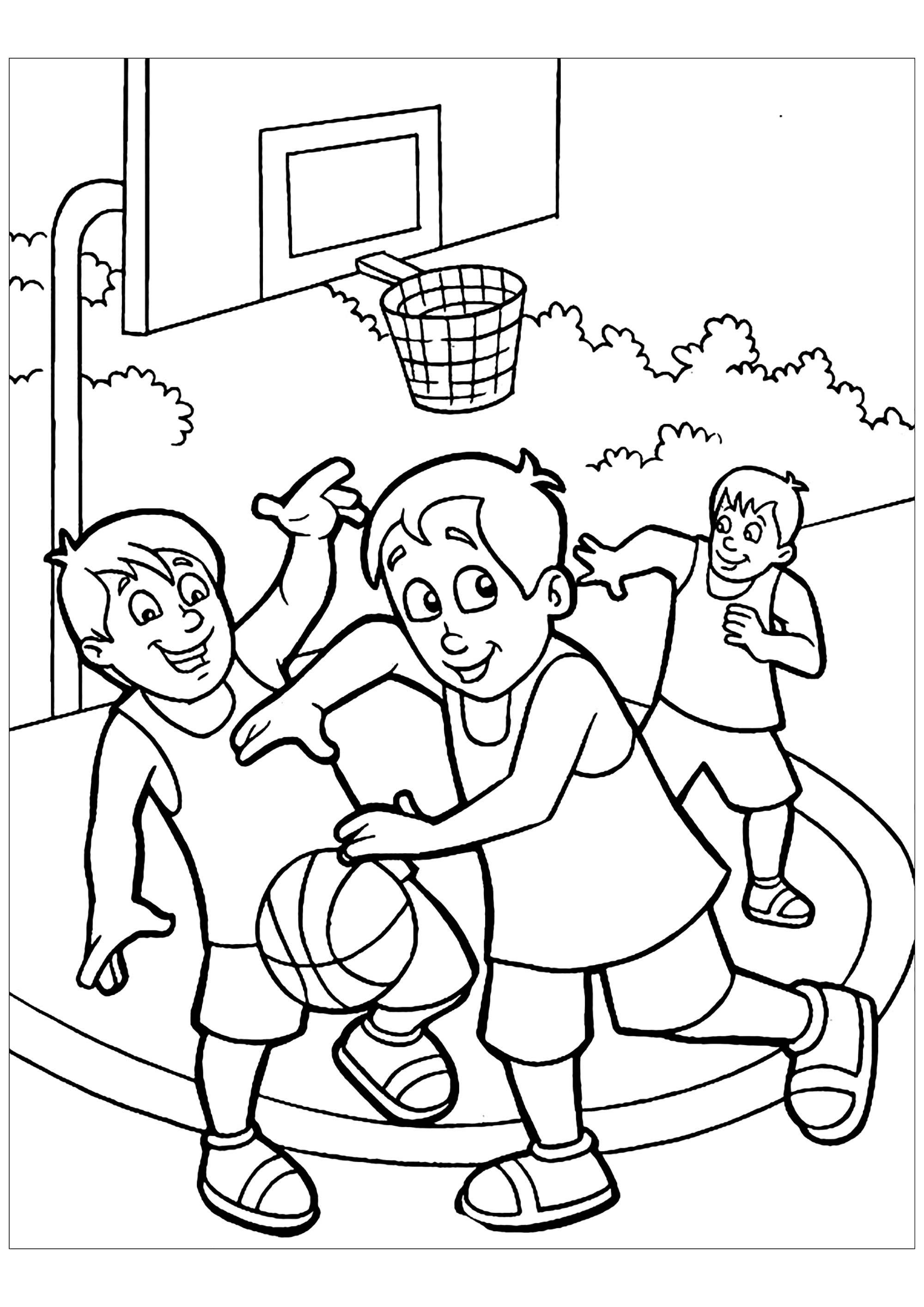 Раскраски Спорт и Спортивные игры для детей распечатать виды Спорта, здоровье, физкультура
