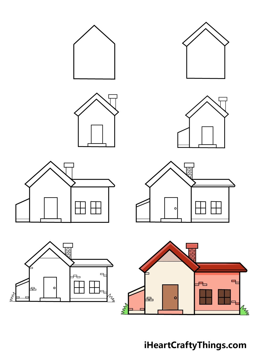 Нарисованные дома