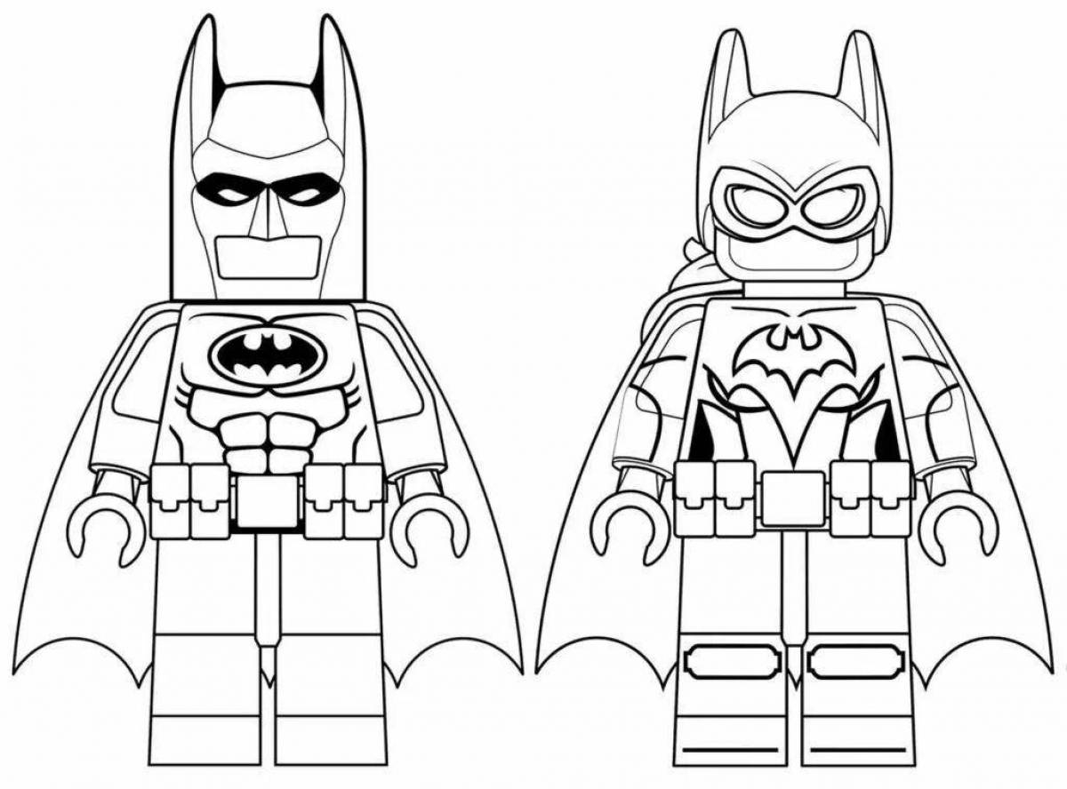 Книга-раскраска LEGO BATMAN - ВЕСЁЛЫЕ РАСКРАСКИ: БЭТМЕН FCBW-6450S1