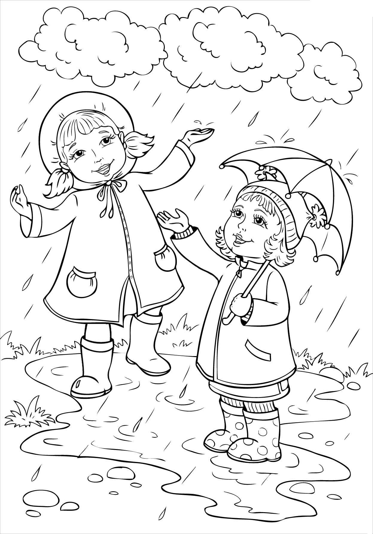 Раскраски на тему «Осень» для детей и взрослых