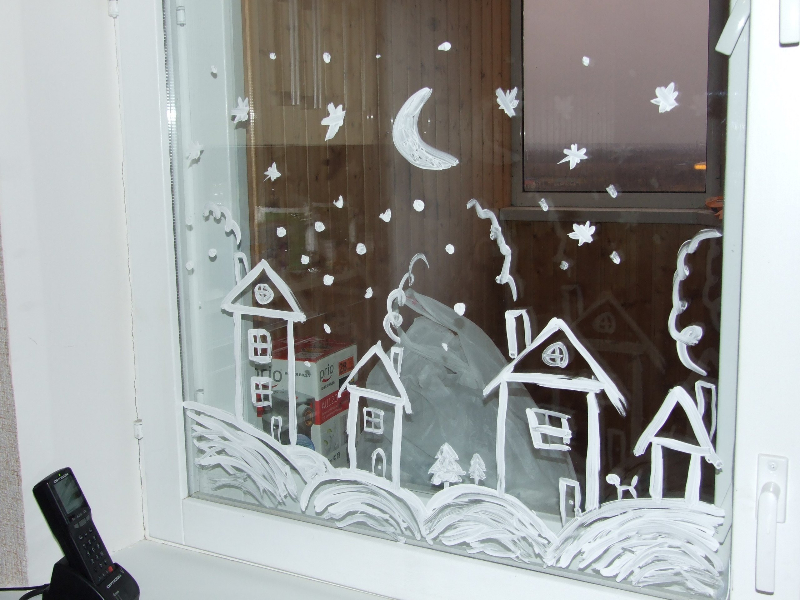 Рисунки на новогоднюю тему на стекле (49 фото) » рисунки для срисовки на slep-kostroma.ru