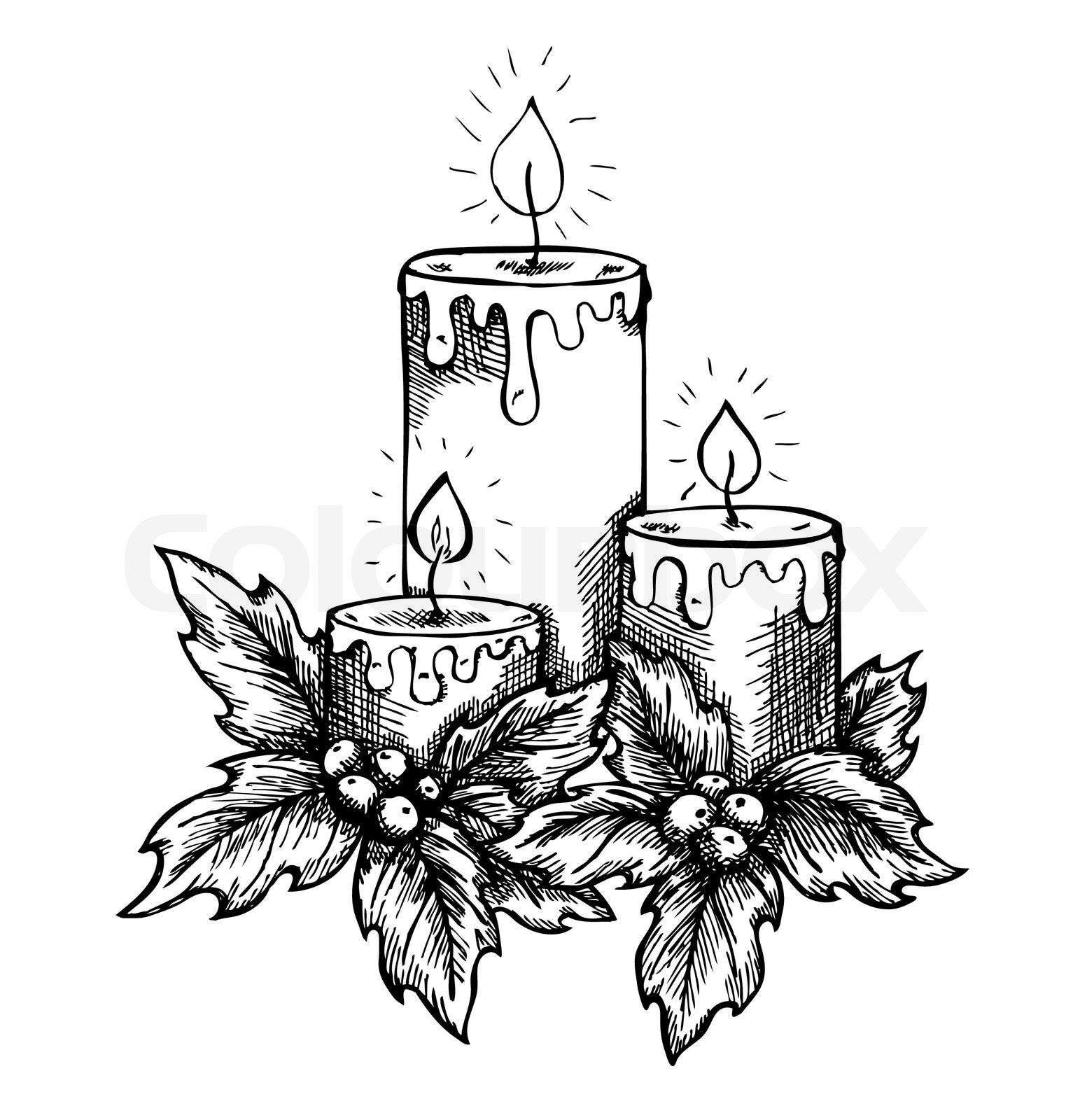 Изображения по запросу Новогодние свечи рисунок - страница 4