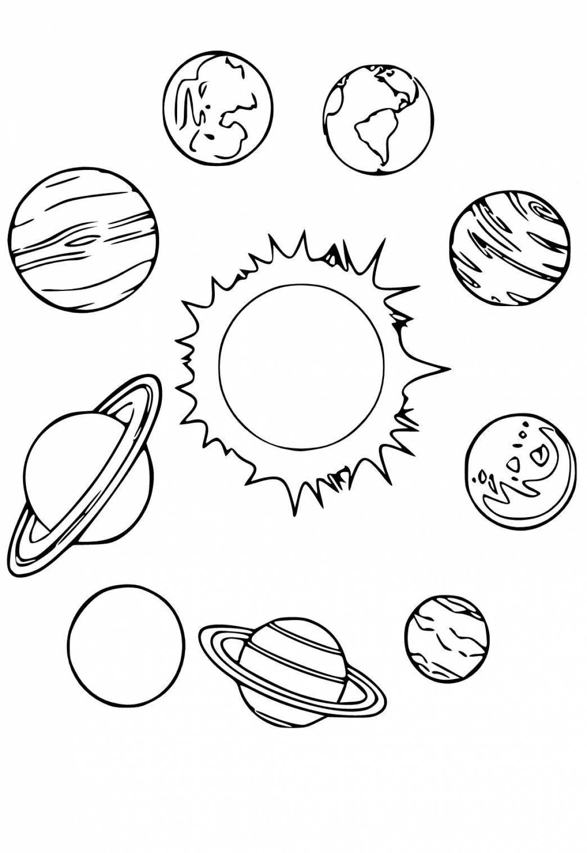 Раскраска планеты для детей 3 4. Планеты солнечной системы раскраска. Планеты раскраска. Раскраска планеты солнечной системы для детей. Планеты для распечатки.