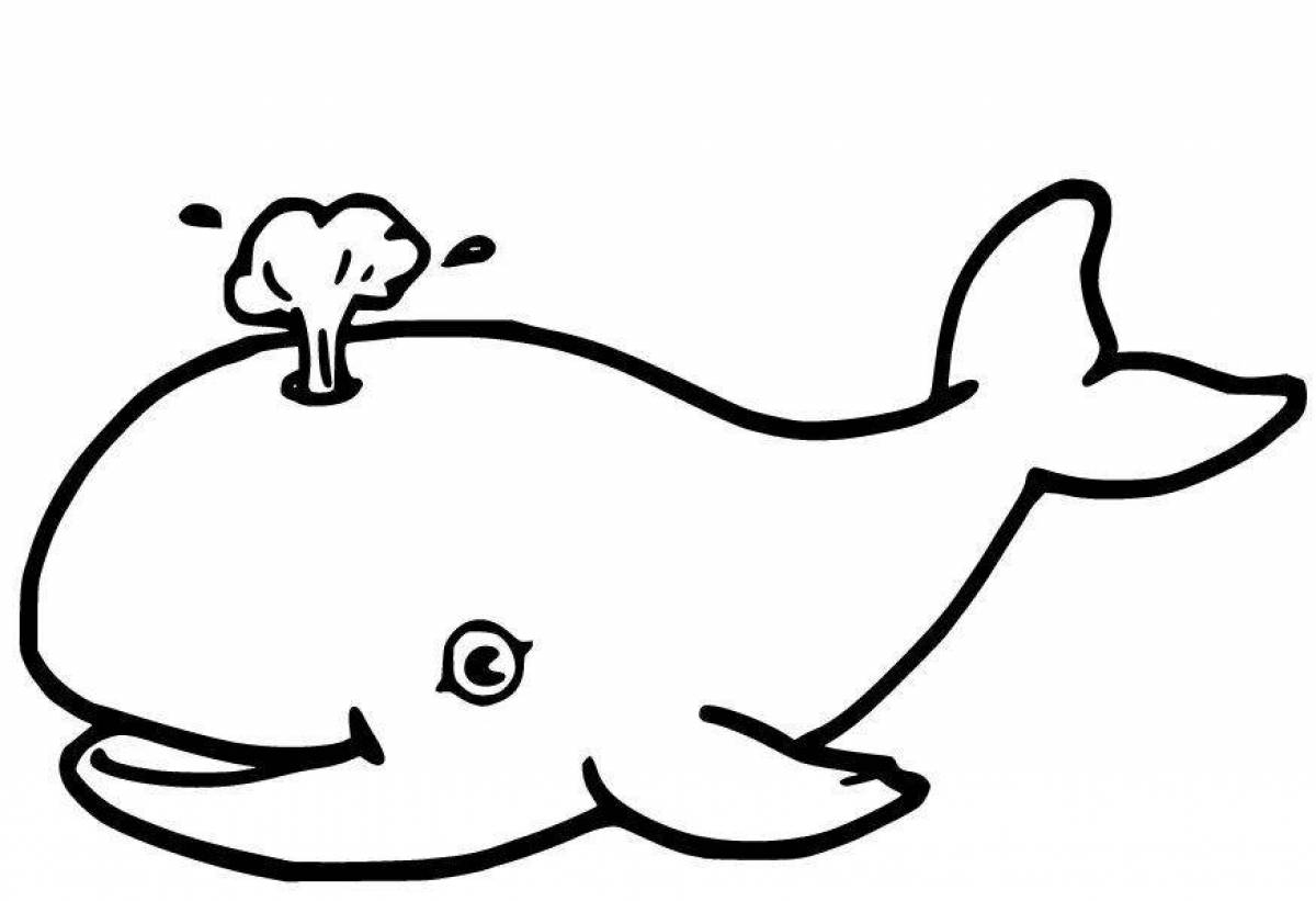 Раскраски киты (все для бесплатной печати)