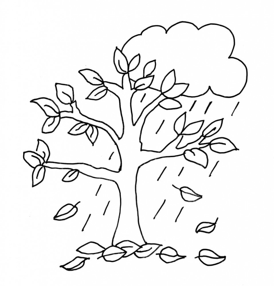 Как научить ребенка правильно рисовать дерево красками?