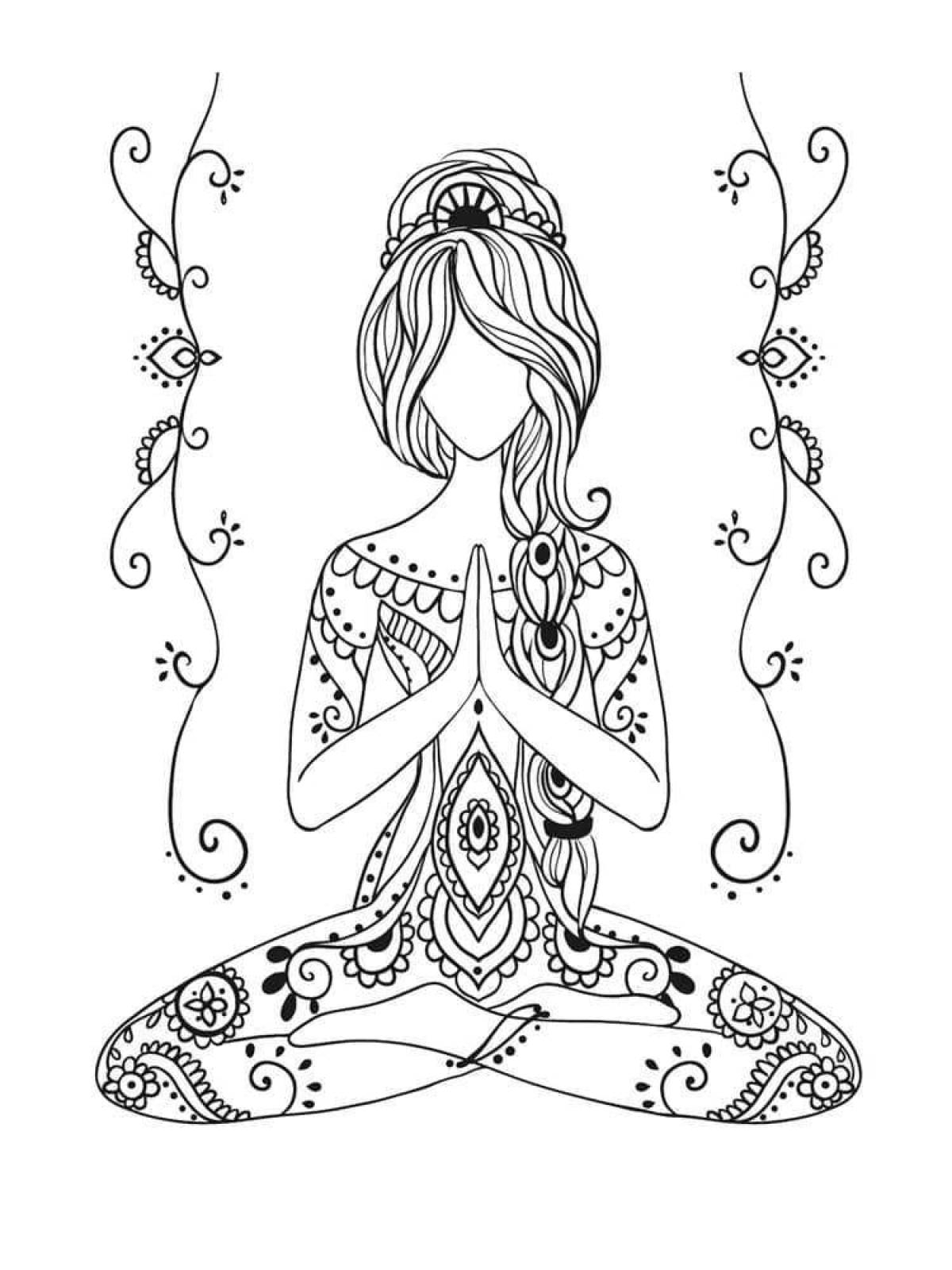 Раскраски для медитации и релаксации
