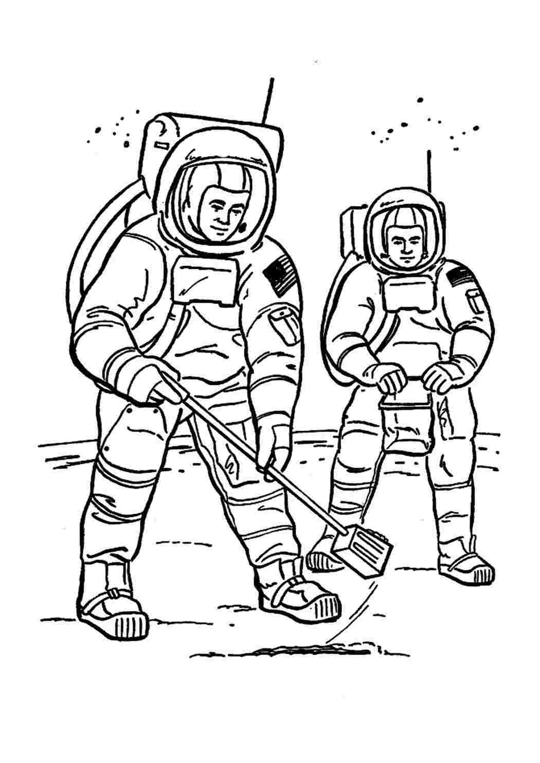 Рисунок ко дню космонавтики карандашом для срисовки. Космонавт раскраска. Космонавт раскраска для детей. Космос раскраска для детей. Раскраска. В космосе.