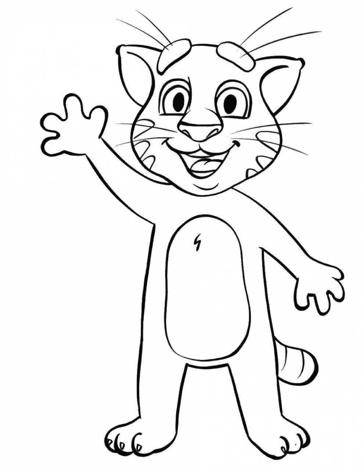 Кот Том Рисунок (55 Фото)