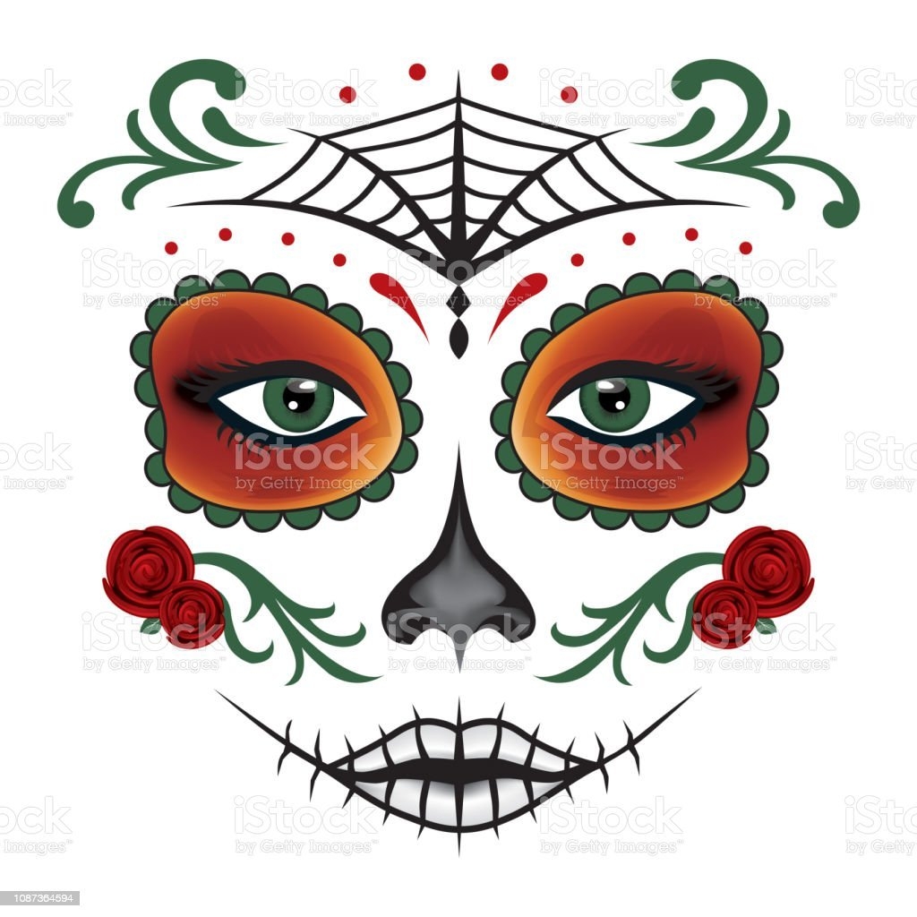 раскраски Хэллоуин маски раскраска