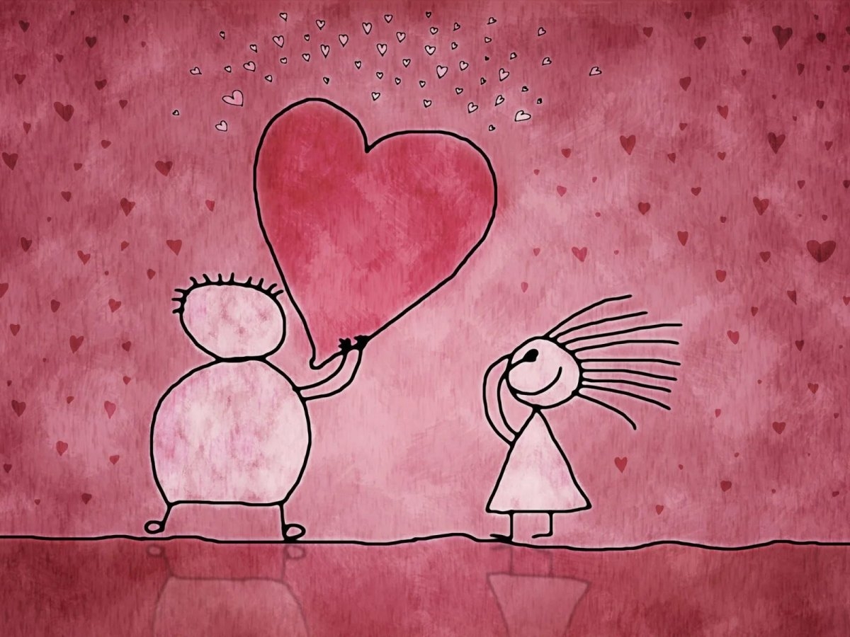 Романтические рисунки карандашом про любовь (27 фото)