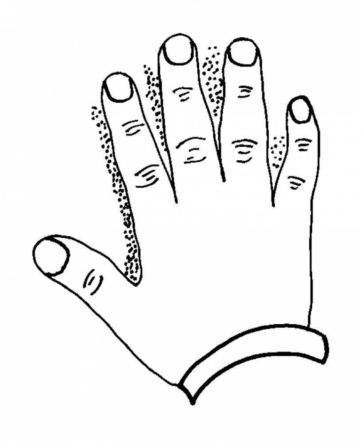 Раскраска лайк иконка палец распечатать бесплатно