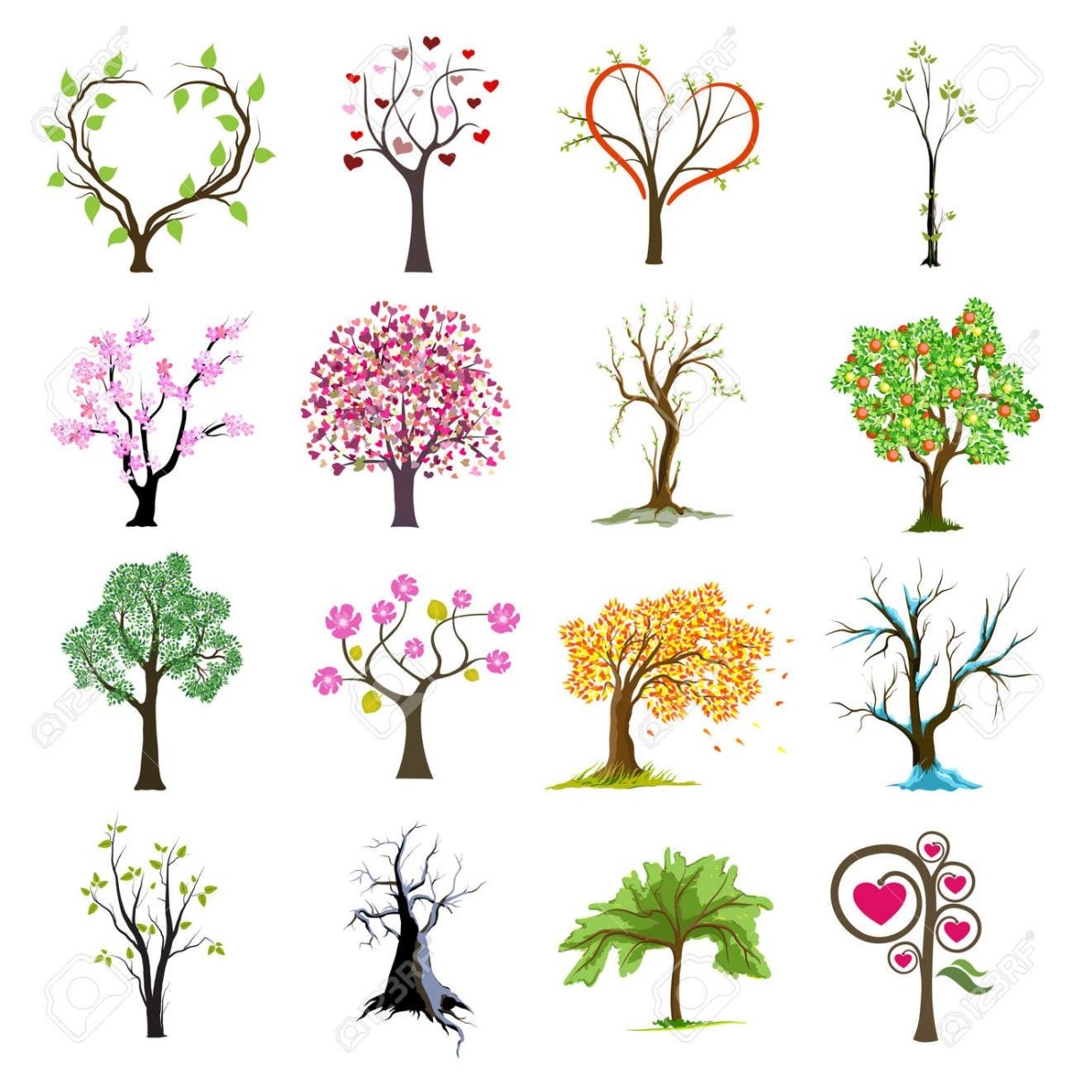 Раскраски деревья для 3 лет (55 фото) » рисунки для срисовки на sunnyhair.ru