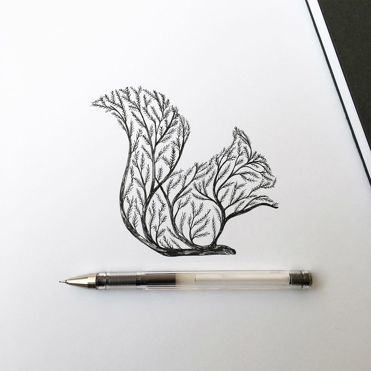 Простые рисунки ручкой для срисовки - 25 фото