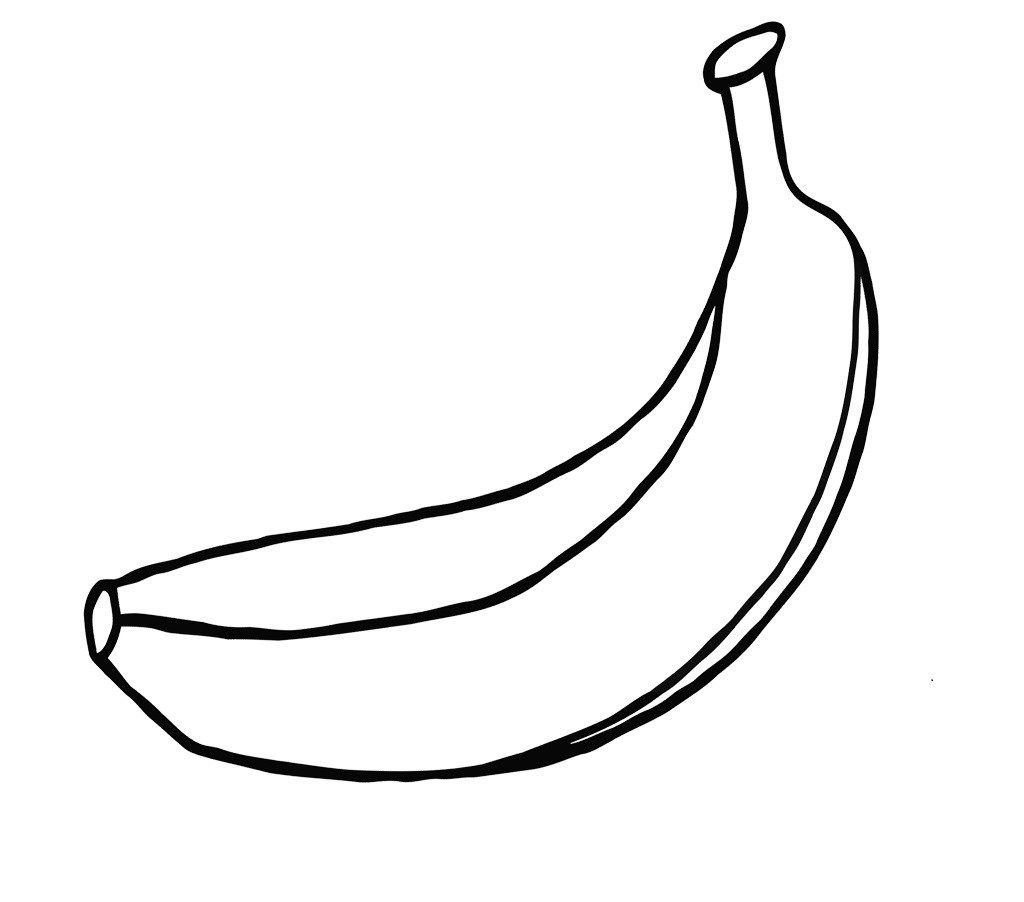 Три веселых банана раскраска