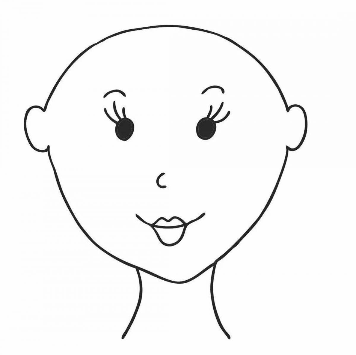 Портрет мамы шаблоны для рисования. Контур лица для рисования для детей. Лицо раскраска. Лицо раскраска для детей. Лицо для раскрашивания для детей без волос.