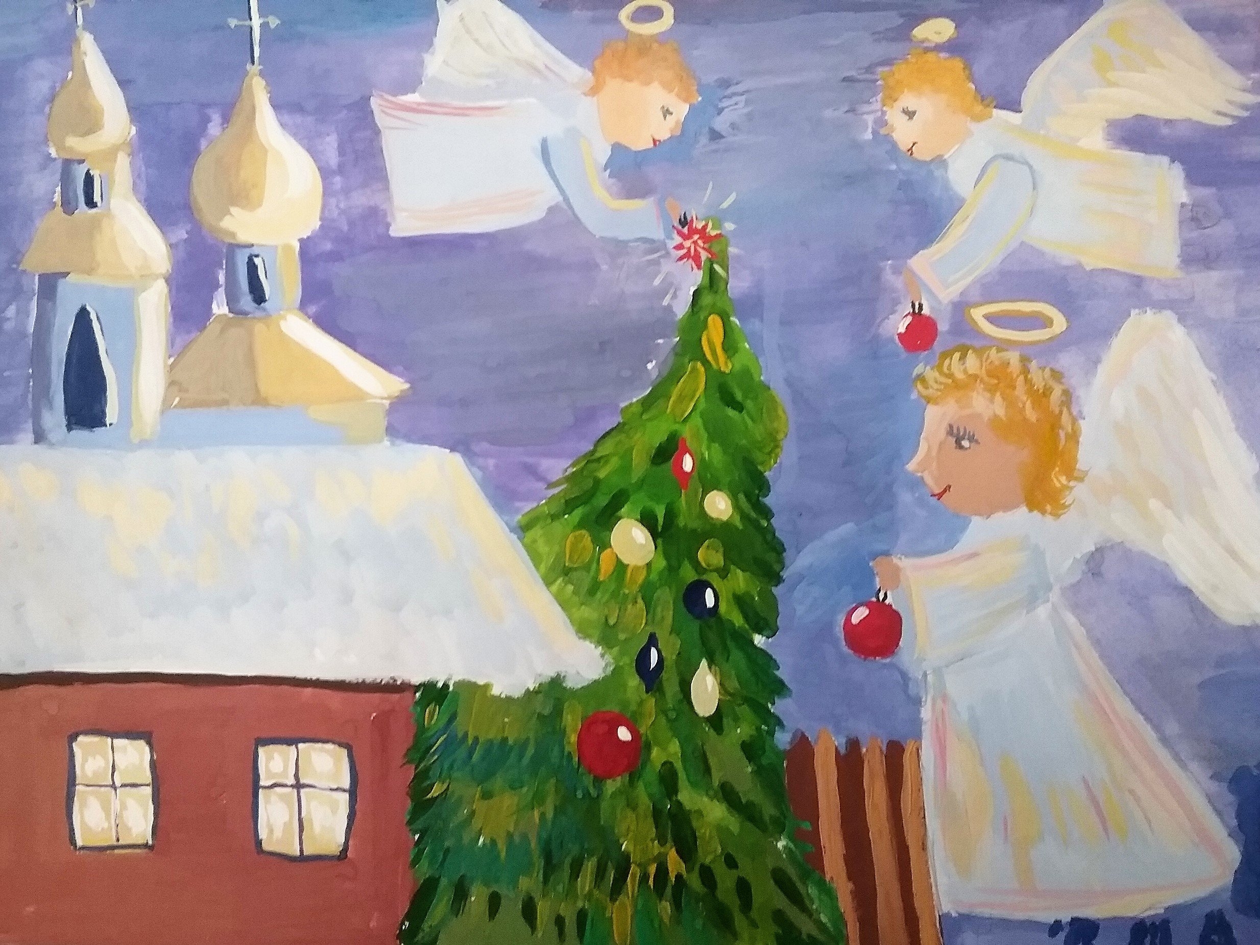 Рисунки на тему Рождество Христово | Кругозор