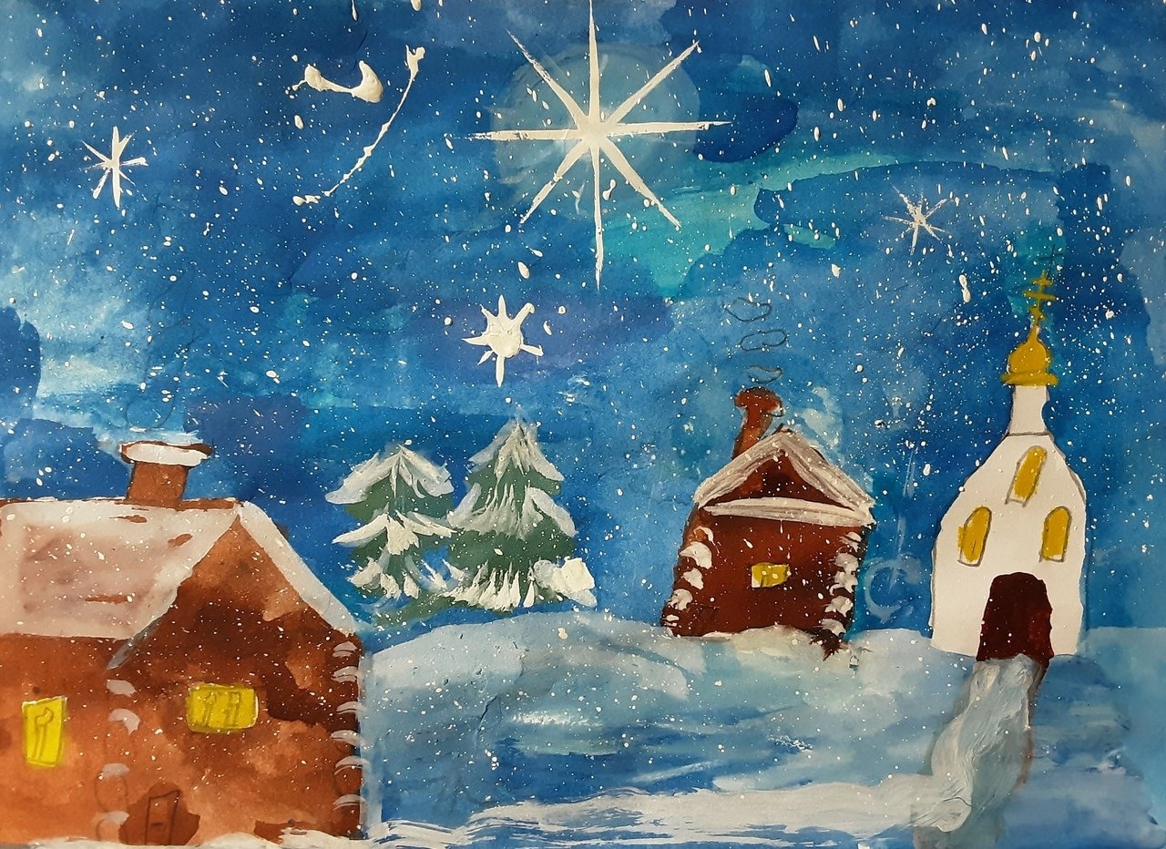 Рождественские открытки из детских рисунков помогут вылечить детей - Православный журнал «Фома»