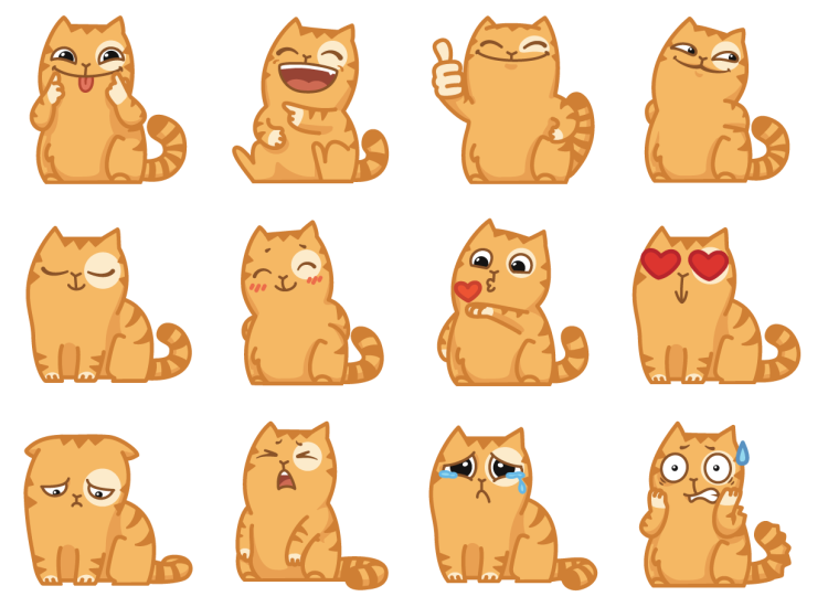 Рисунок кошка