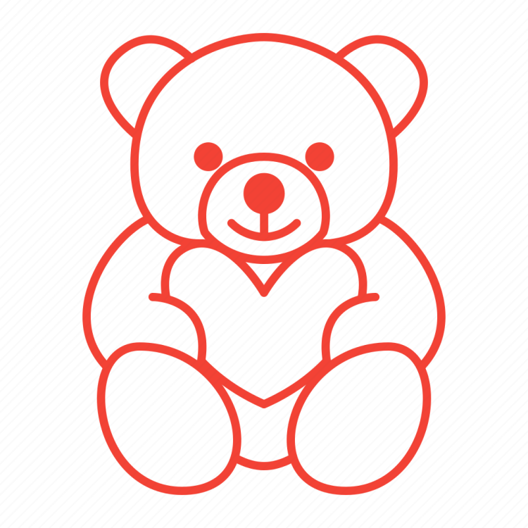 Рисунок медвежонка карандашом