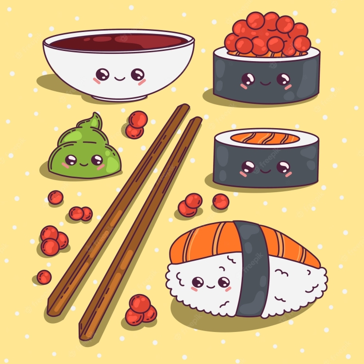 Кавайные суши роллы