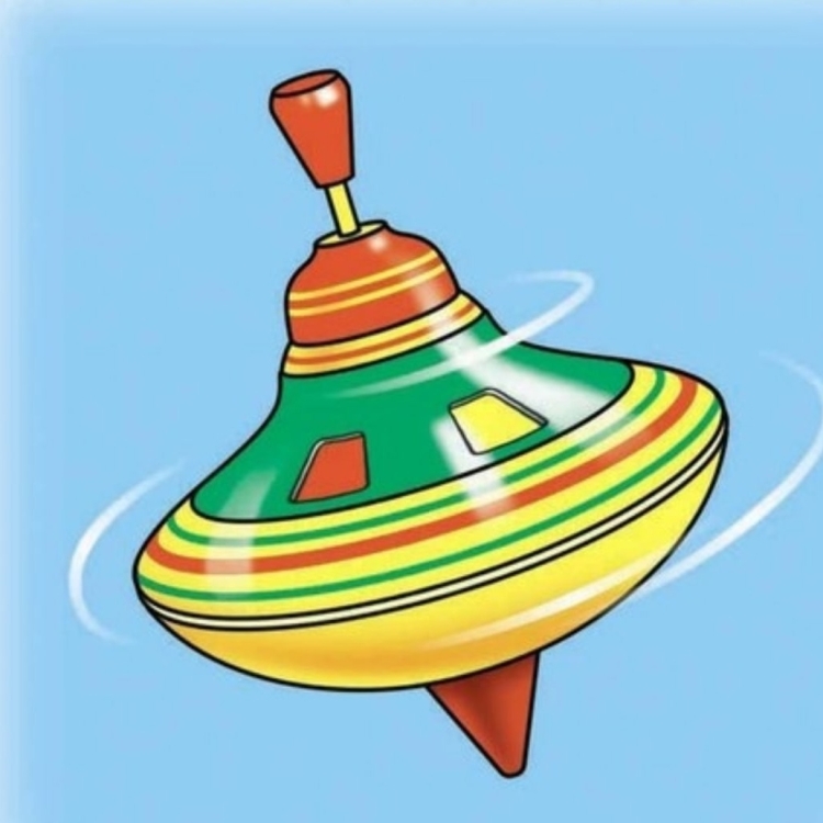 Юла детский рисунок