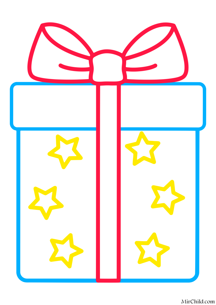 Раскраска «Первые подарки» — Раскраска для самых маленьких — Malamalama — Купить за ₸