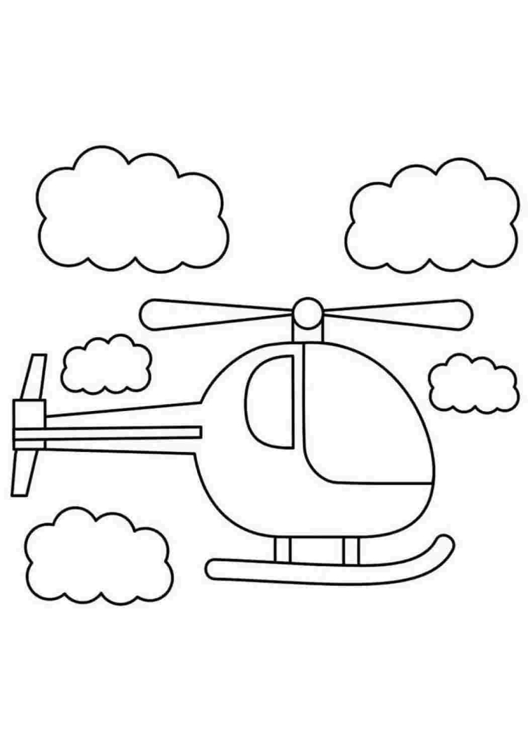 Раскраска ка-62 вертолет распечатать для детей