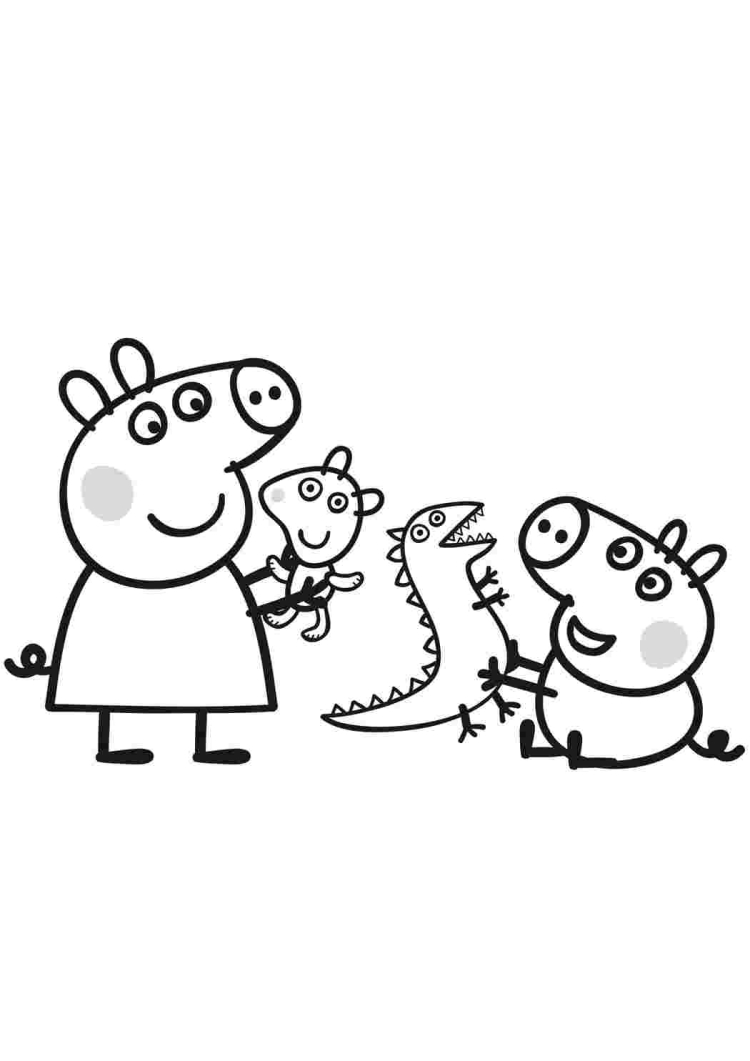 Раскраска Свинка Пеппа (Peppa Pig) Книжка Веселые раскраски Свинка Пеппа 24006