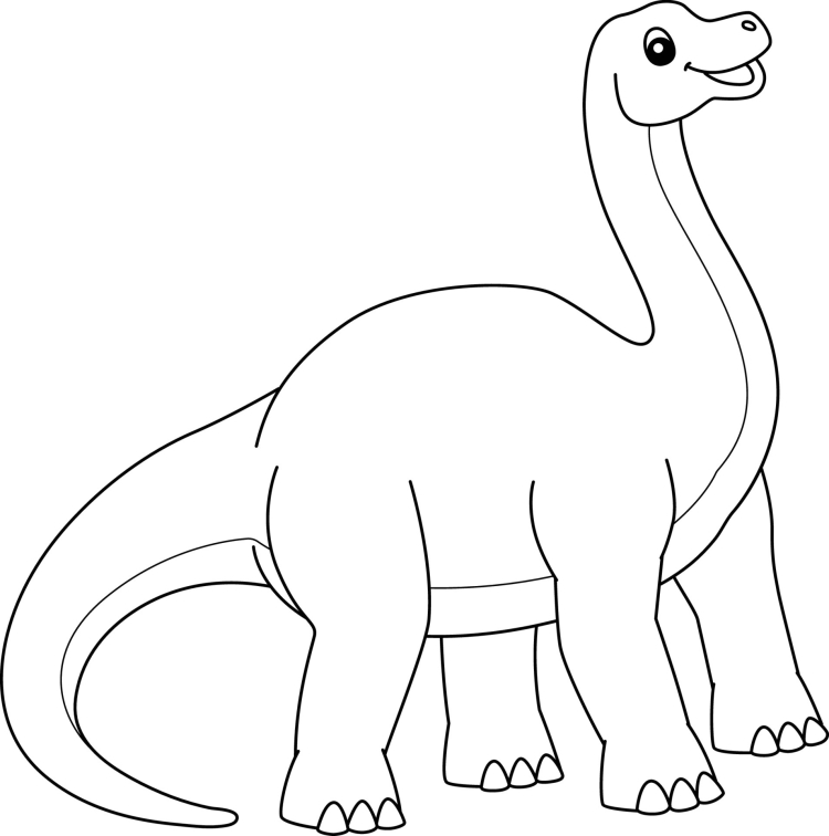 Раскраска апатозавр