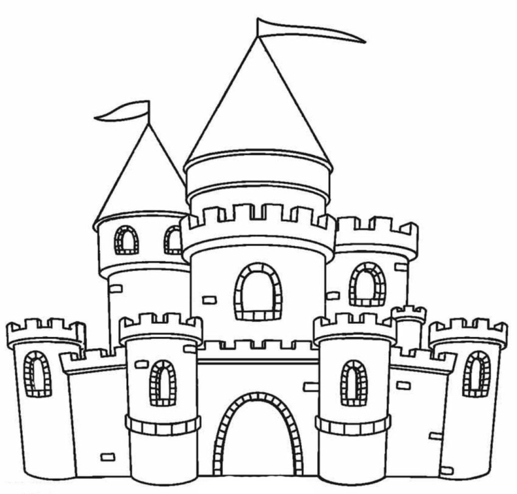 Набор для рисования Домик-раскраска Замок-раскраска