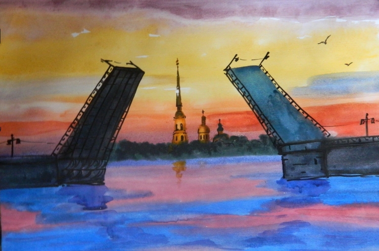 Рисунок белые ночи